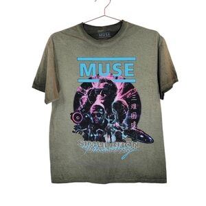 MUSE Green Simulation Short Sleeve Graphic Tee Size L